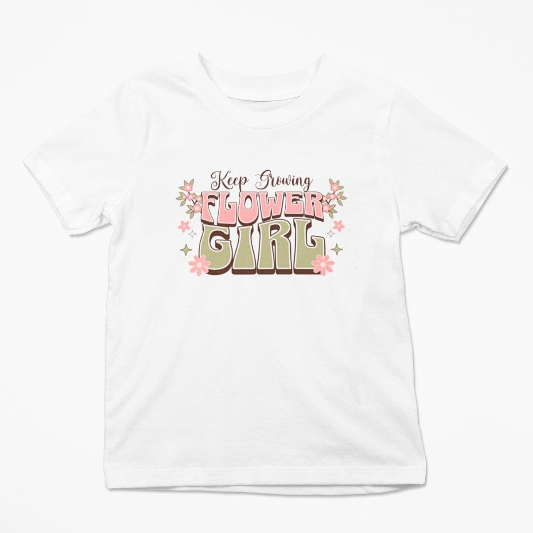 Keep Growing Flower Girl T-Shirt