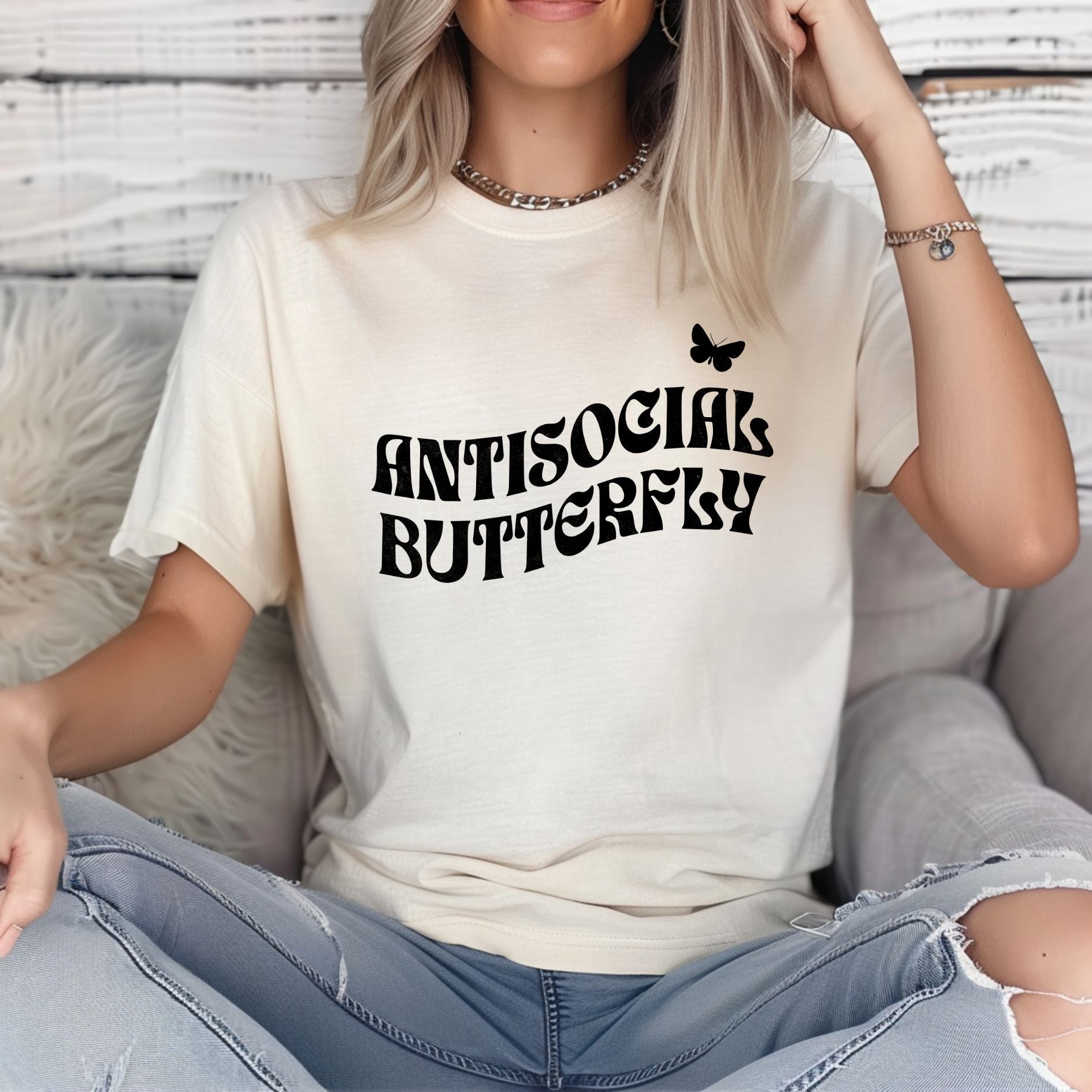 Antisocial Butterfly T-Shirt