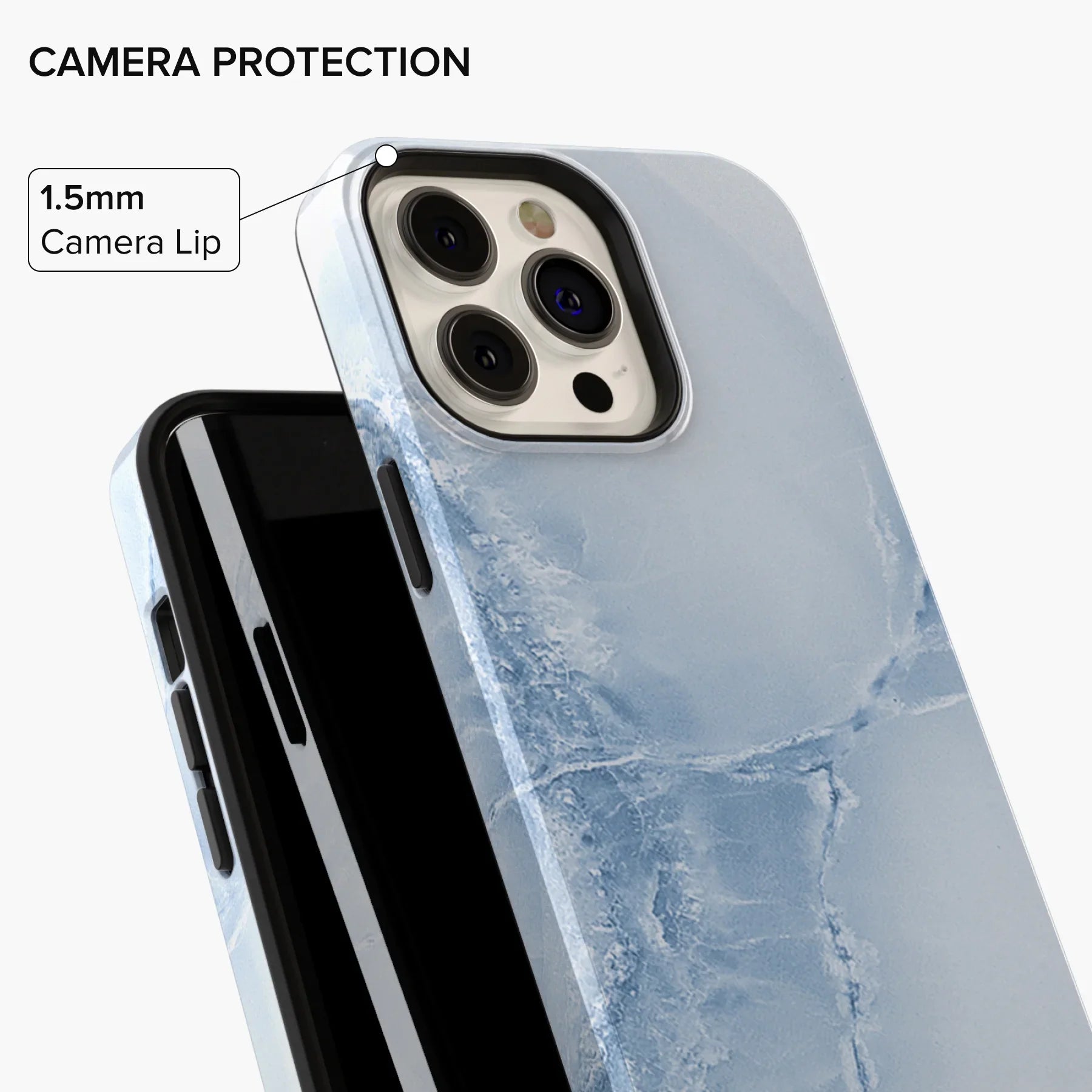 Arctic Marble iPhone Case