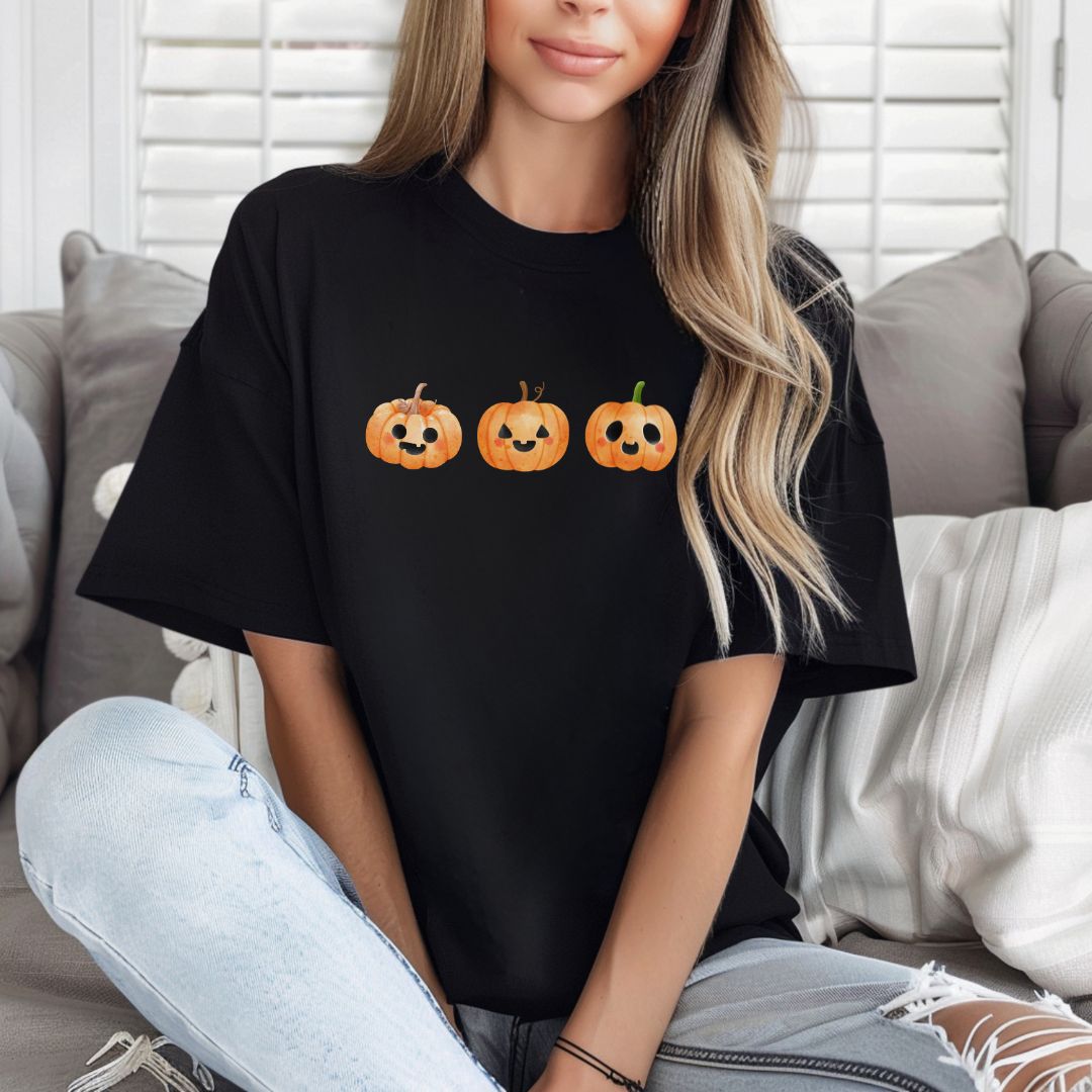 Cute Halloween Pumpkins, Halloween, Fall, Autumn T-Shirt