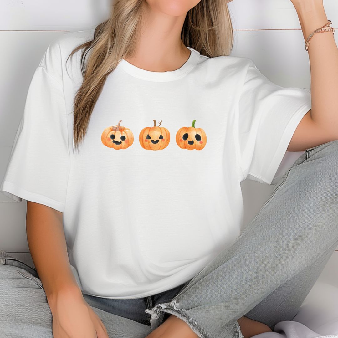 Cute Halloween Pumpkins, Halloween, Fall, Autumn T-Shirt