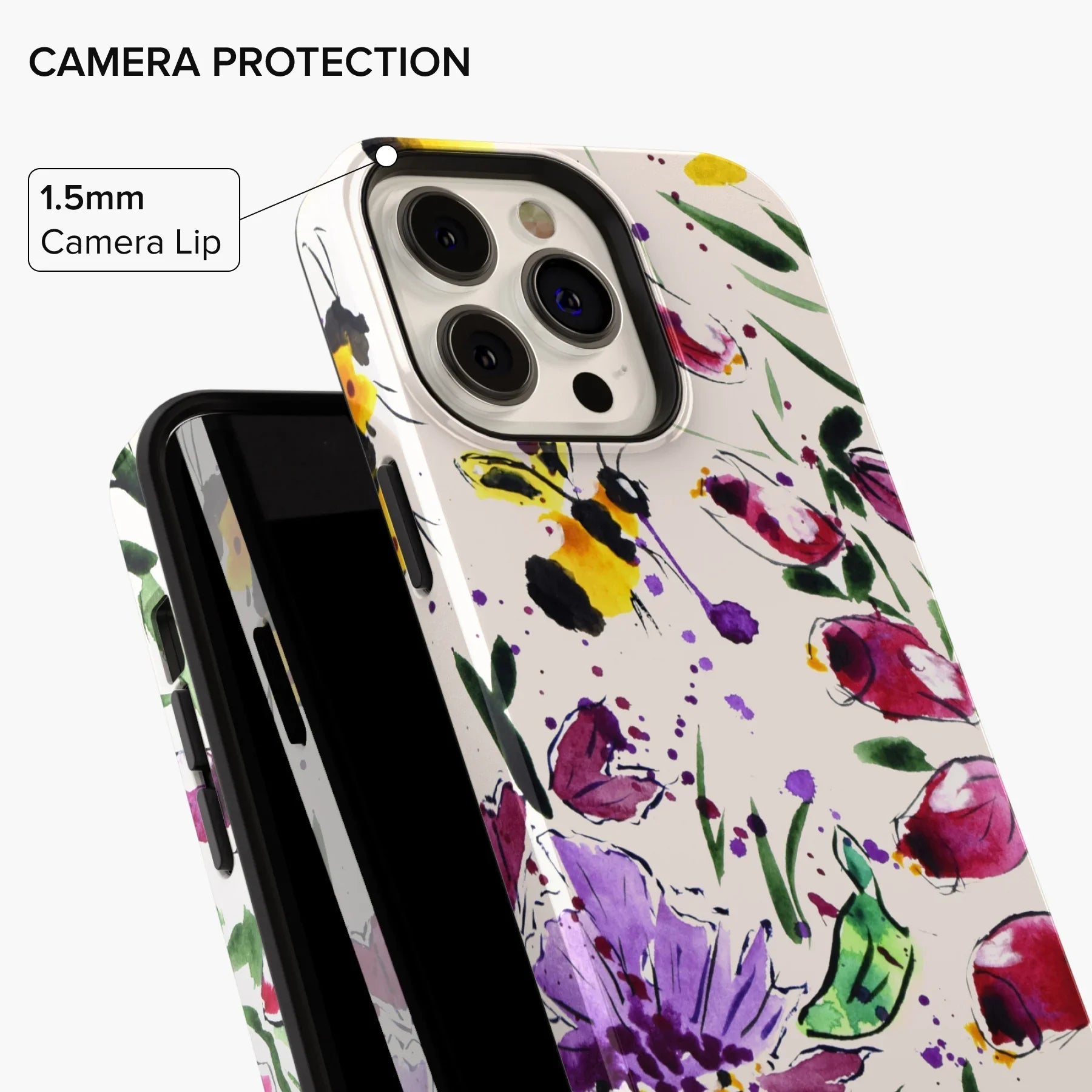 Floral Flight iPhone Case