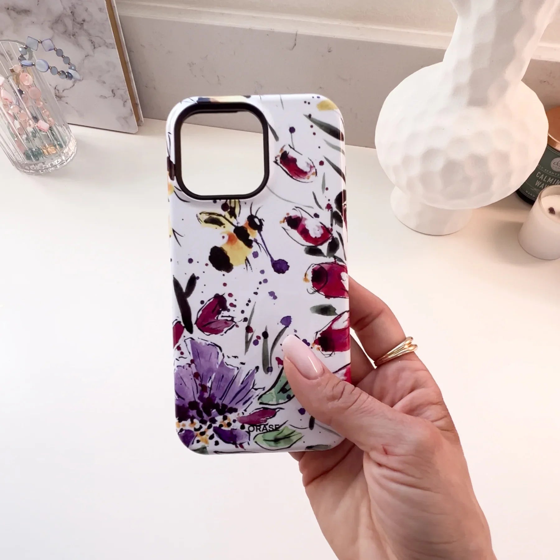 Floral Flight iPhone Case