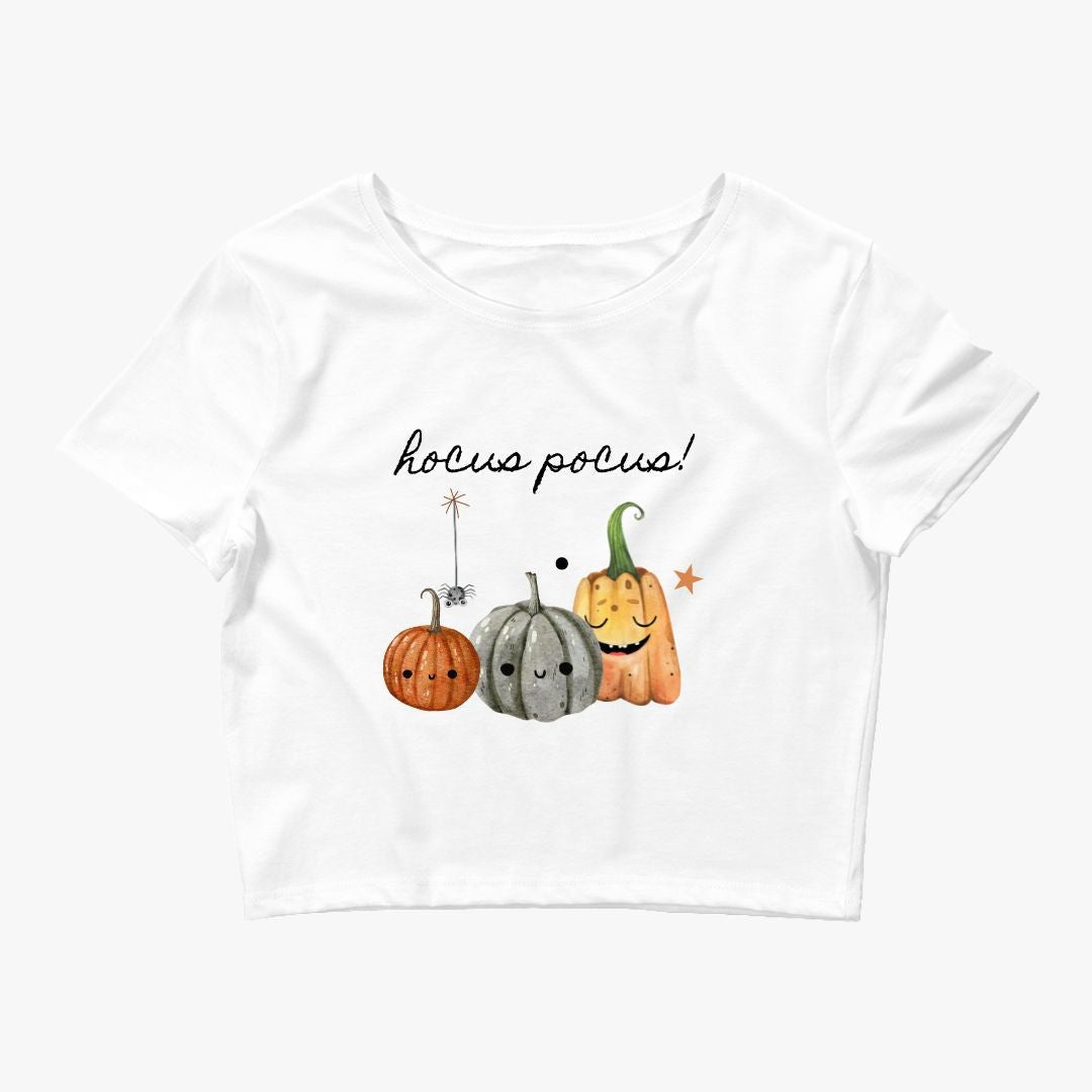 Hocus Pocus Autumn Pumpkins, Simple Fall Shirt, Thanksgiving, Halloween Baby Tee