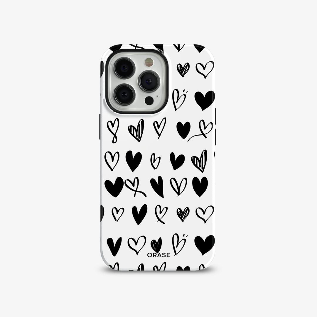 Love Vibes Hearts Phone Case