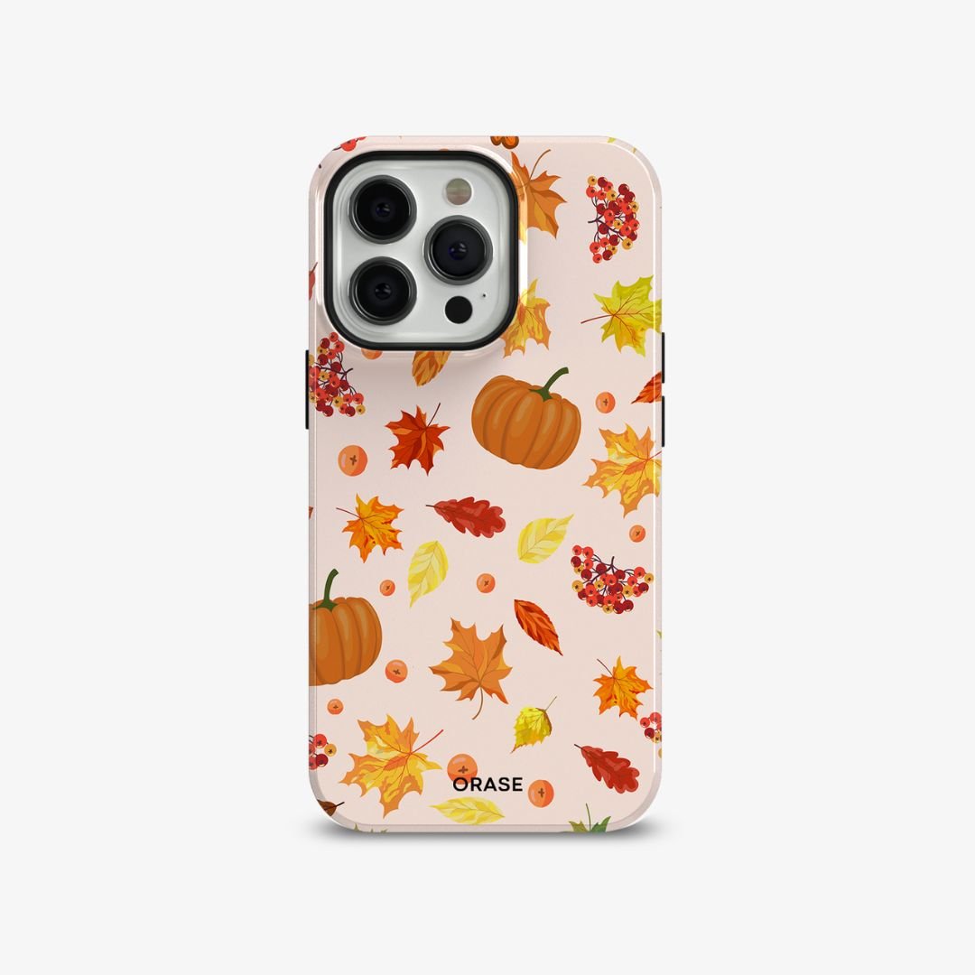 Pumpkins & Autumn Leaves Medley Phone Case