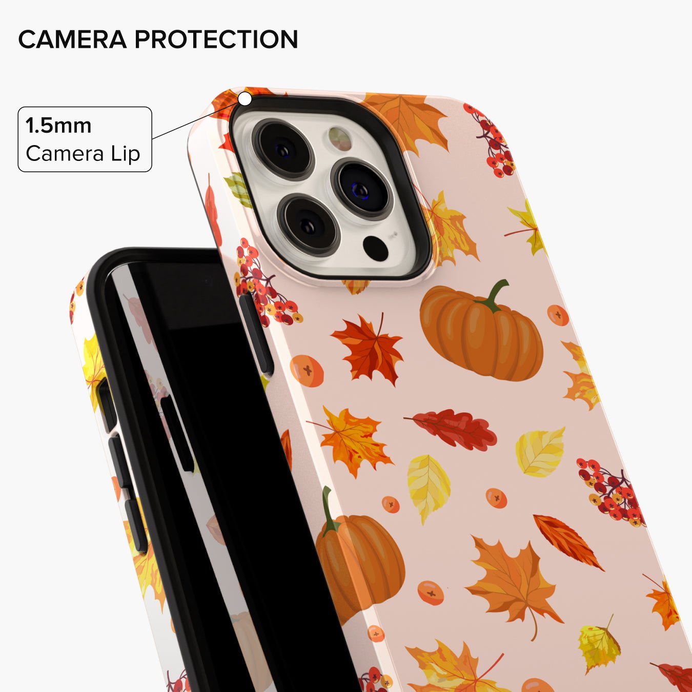 Pumpkins & Autumn Leaves Medley Phone Case