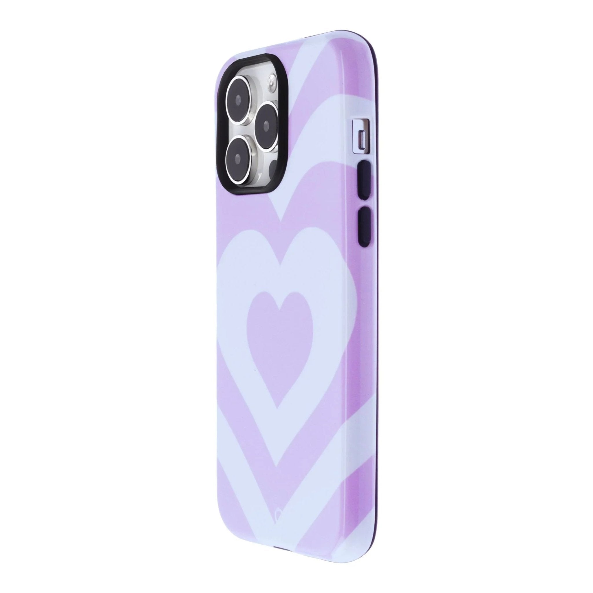 Purple Heartbeat Phone Case