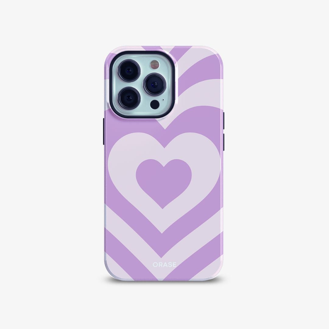 Purple Heartbeat Phone Case